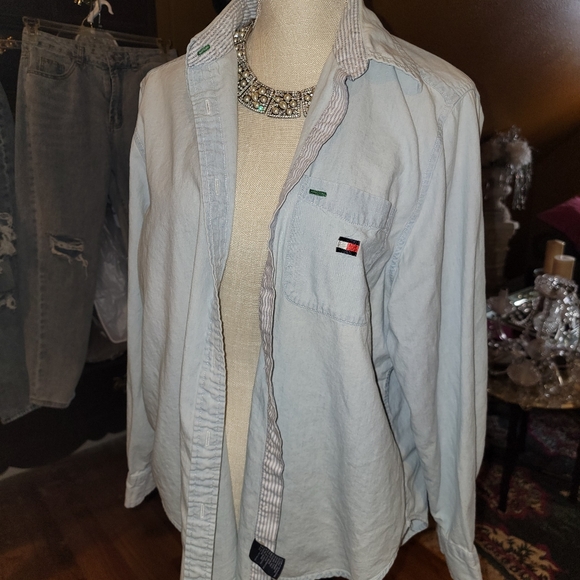 Tommy Hilfiger shirt preppy y2k - Picture 2 of 12